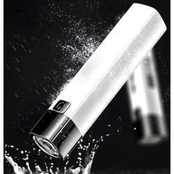2-in-1 USB Rechargeable Flashlight Power Bank