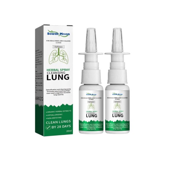 ফুসফুস পরিষ্কার করার নাকের হারবাল স্প্রে 2PC