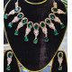 Beautiful Diamond Cut Necklace Set
