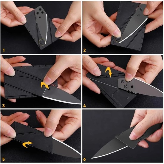 Folding Portable Credit Card Pocket Knife